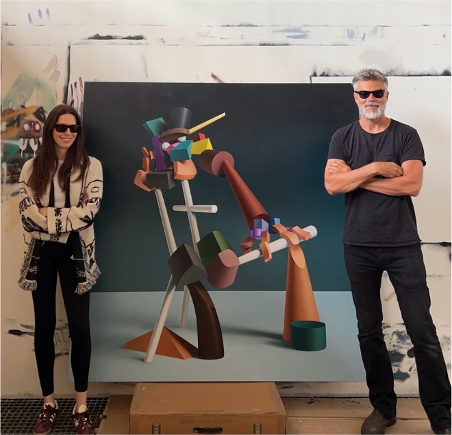 Margot Bravi with Jason Boyd Kinsella