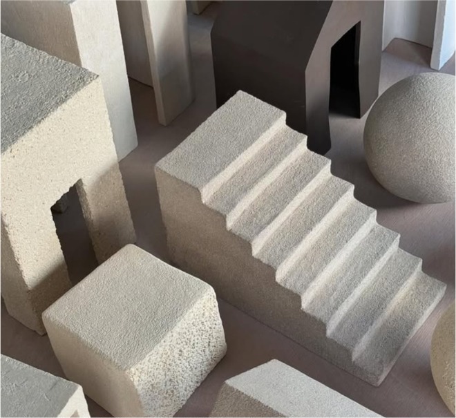 Ceramic objects by Paul Vigneron.